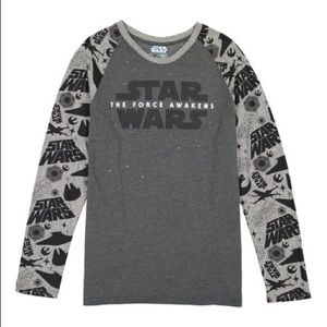 NWOT Fifth Sun Star Wars Force Awakens Raglan Tee